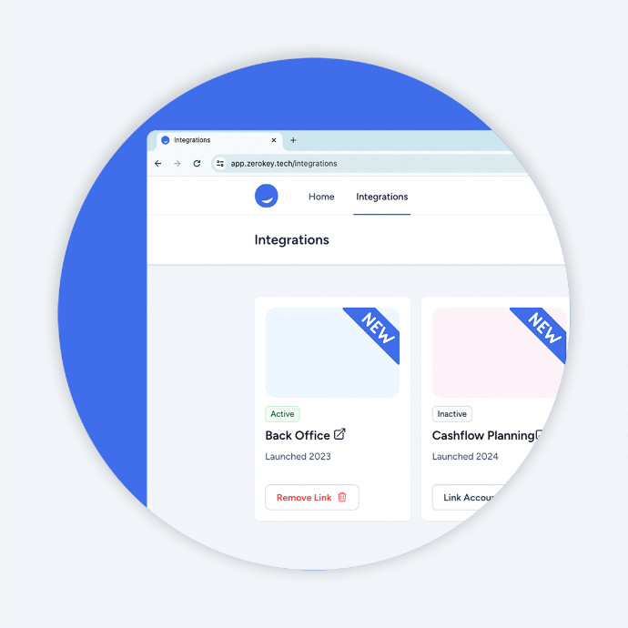 Zerokey Built For Financial Advisers